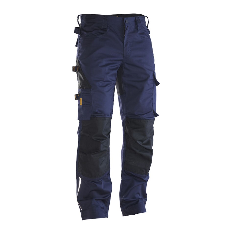 pantalon bleu avant
